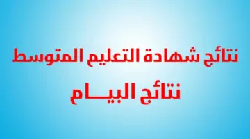 خطوات سحب كشف النقاط البيام شهادة التعليم المتوسط 2024 bem.onec.dz