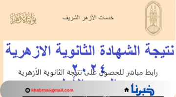 هام لكل الطلاب.. رابط مباشر للحصول على نتيجة الثانوية الأزهرية 2024