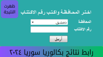 ظهرت الآن.. رابط نتائج بكالوريا سوريا ٢٠٢٤ بالاسم ورقم الاكتتاب الدورة الأولى