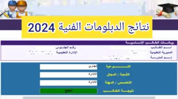 "اعرف مجموعك حالا".. رابط نتيجة الدبلومات الفنية 2024 عبر بوابة التعليم الفني fany.emis.gov.eg اونلاين