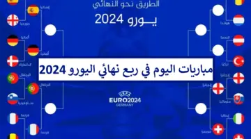 ربع نهائي اليورو.. جدول مباريات اليوم في كأس امم اوروبا 2024 والقنوات الناقلة