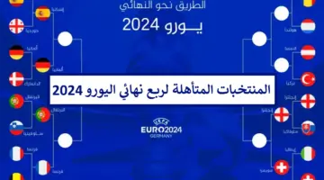 رسميًا.. المنتخبات المتأهلة لدور ربع النهائي من بطولة اليورو 2024 موعد مباريات دور الثمانية
