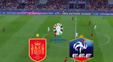 "أمم أوروبا" مباراة فرنسا واسبانيا الان (0-0) قبل نهائي يورو 2024 القنوات الناقلة