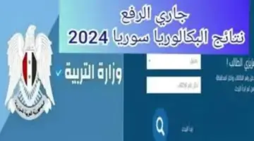 الآن.. "جاري الرفع" نتائج البكالوريا في سوريا برقم الاكتتاب 2024 عبر الموقع الرسمي الوزاري