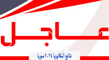 "استعلم" هُنا نتائج البكالوريا 2024 سوريا حسب الاسم رابط moed.gov.sy وزارة التربية السورية