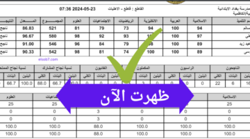 "ظهرت بالكامل".. نتائج الثالث متوسط 2024 الدور الاول عبر موقع الوزارة الرسمي