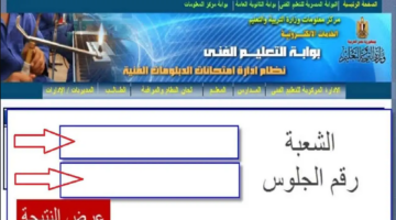 رسميا … وزارة التربية والتعليم  تكشف عن رابط استعلام نتائج الدبلومات الفنية 2024