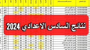 عاجل ورسميا.. رابط سريع لإيجاد نتائج السادس 2024 منصة النجاح