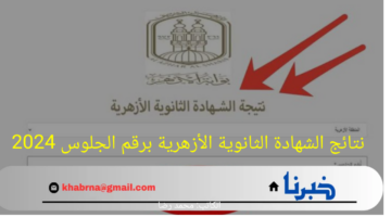 ظهرت.. نتائج الشهادة الثانوية الأزهرية برقم الجلوس 2024 عبر natiga.azhar.eg