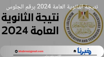 ما هو موعد ظهور نتيجة الثانوية العامة 2024 برقم الجلوس؟.. "وزارة التعليم" تحدد