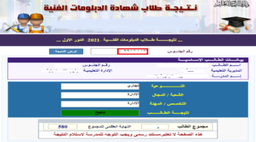 بالإسم.. نتيجة الدبلومات الفنية 2024 عبر بوابة التعليم الفني tech.moe.gov.eg