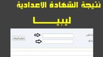 لينك شغال.. نتيجة الشهادة الإعدادية ليبيا 2024 جميع المحافظات بضغطة زر عبر وزارة التعليم nec.gov.ly
