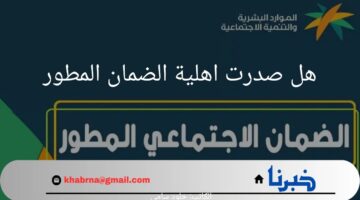 هل صدرت اهلية الضمان المطور وما هي أسباب رفض الأهلية؟.. "وزارة الموارد البشرية" توضح