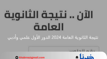 الآن.. رابط وزارة التربية والتعليم للإستعلام عن نتيجة الثانوية العامة 2024 الدور الأول علمي وأدبي