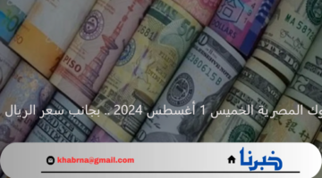 سعر الدولار اليوم في البنوك المصرية الخميس 1 أغسطس 2024 .. بجانب سعر الريال السعودي والدينار الكويتي
