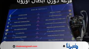 ما موعد قرعة دوري ابطال اوروبا 2025 النظام الجديد وما القنوات الناقلة مجاناً؟