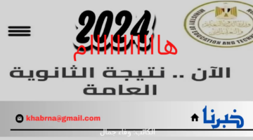 أخر تصريح من وزارة التربية والتعليم حول إعلان نتيجة الثانوية العامة برقم الجلوس 2024 الشعبتين اليوم