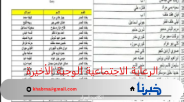 خطوة بخطوة.. طريقة الاستعلام عن اسماء المستفيدين من برنامج الرعاية الاجتماعية الوجبة الأخيرة 2024
