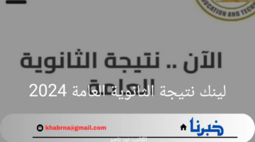 "ظهرت الآن".. لينك نتيجة الثانوية العامة 2024 وكيفية الاستعلام عنها