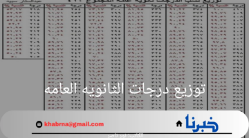 "بعد ظهور النتيجة".. إعلان نسبة توزيع درجات الثانويه العامه لكافة مواد الأدبي والعلمي 2024