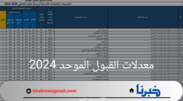 ما هو الحد الأدنى لمعدلات القبول الموحد 2024؟ وزارة التعليم العالي توضح