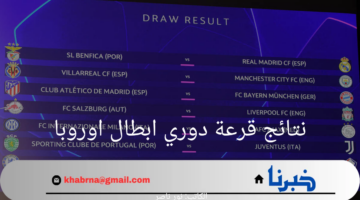 هنا.. نتائج قرعة دوري ابطال اوروبا وأهم الفرق المشاركة في الدوري 2024