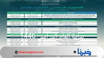 "التعليم السعودية" تعلن موعد بداية العام الدراسي 1446 وأهم الإجازات الرسمية