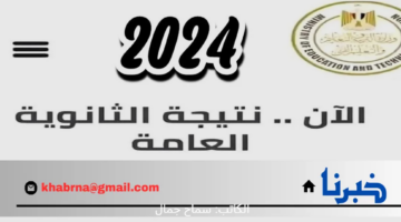 لينك الحصول على نتيجة الثانوية العامة برقم الجلوس 2024 ادبي وعلمي فور ظهورها