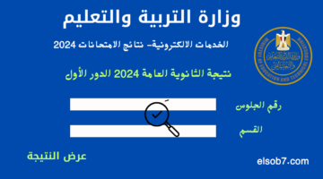 بضغطة زر.. نتيجة الثانوية العامة علمي وأدبي رابط مباشر وموعدها 2024 "ترقبوا ظهورها"