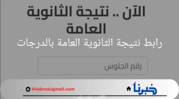 عاجل.. وزارة التربية والتعليم تتيح رابط نتيجة الثانوية العامة بالدرجات