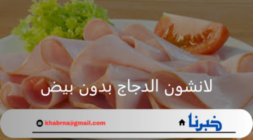 "بمكونات اقتصادية" طريقة عمل لانشون الدجاج بدون بيض