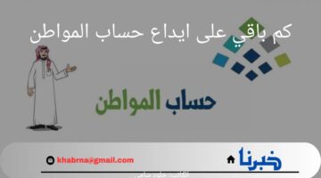 كم باقي على ايداع حساب المواطن؟.. "وزارة الموارد البشرية" تجيب
