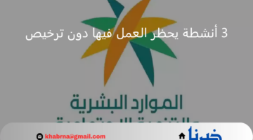 تعديلات مواد نظام العمل.. "الموارد البشرية" توضح 3 أنشطة يحظر العمل فيها دون ترخيص