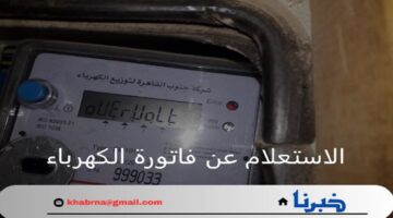 "برقم العداد" خطوات الاستعلام عن فاتورة الكهرباء 2025/2024 عبر موقع وزارة الكهرباء