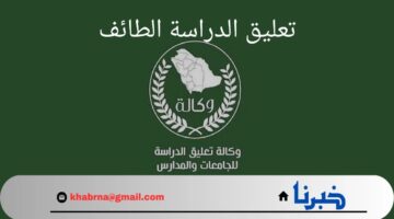 هل سيتم تعليق الدراسة الطائف غدا الأثنين 2 سبتمبر 2024؟.. "وزارة التعليم" تجيب