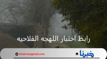 ما هو رابط اختبار اللهجه الفلاحيه وطريقة استخدامه بالخطوات؟