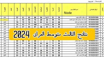 "جميع المحافظات".. رابط نتائج الثالث متوسط 2024 الدور الثاني pdf موقع نتائجنا وأبرز التفاصيل