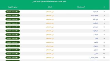 متى تظهر نتاءج الثالث متوسط الدور الثاني؟.. "وزارة التربية العراقية" تحدد
