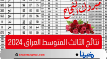 لينك الاستعلام عن نتائج الثالث المتوسط الدور الثاني العراق إلكترونياً بالاسم والرقم الامتحاني بجموع المحافظات