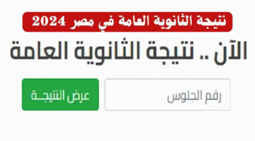 نتيجة الثانوية العامة الدور الثاني "الملاحق" جميع محافظات الجمهورية 2024