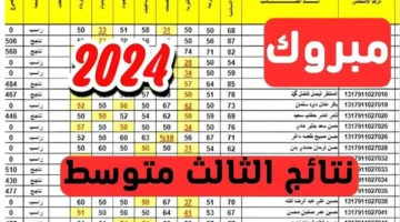 عاجل.. نتائج الثالث متوسط الدور الثالث 2024 بجميع المحافظات العراقية