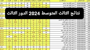 استعلم الآن .. نتائج الثالث متوسط 2024 الدور الثالث موقع المجتهد وموقع وزارة التربية العراقية
