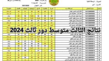 وزارة التربية العراقية تعلن رابط استعلام نتائج الثالث متوسط دور ثالث 2024 عموم المحافظات