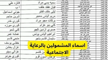 هل نزلت؟!.. اسماء المشمولين بالرعاية الاجتماعية الوجية الأخيرة عبر spa.gov.iq/umbrella وشروط القبول