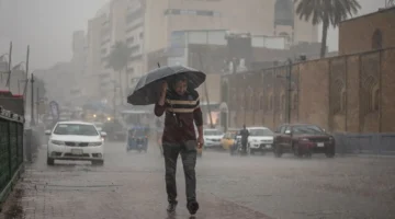 طقس العراق غدا درجات الحرارة المتوقعة وأماكن سقوط الأمطار