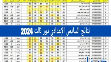 عاجل: نتائج السادس الإعدادي دور ثالث 2024 على الأبواب - تعرف على الموعد