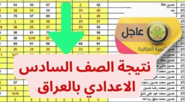 الاستعلام عن نتائج السادس الاعدادي 2024 الدور الثالث "علمي وأدبي" عبر موقع الوزارة ونتائجنا