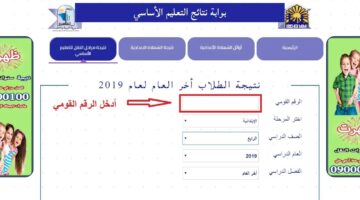 هُنا.. لينك نتيجه الصف الرابع الابتدائي بالاسم 2025 عبر بوابة التعليم الأساسي eduserv.cairo.gov.eg