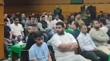 أسرة سعد محمد لاعب الزمالك السابق تتلقى العزاء بمسجد الحصري.. فيديو