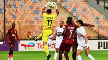 استمرار التعادل السلبى بين الزمالك وستيلينبوش بعد 60 دقيقة